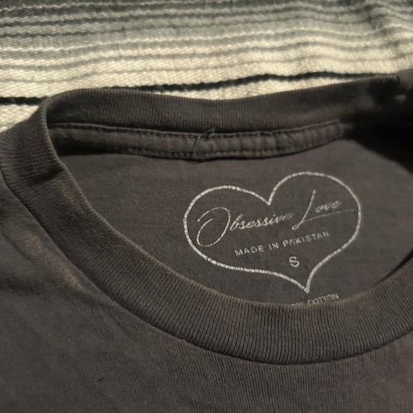 Obsessive Love - Retro - Vintage Hot Rod crop-top Size small - Picture 3 of 3